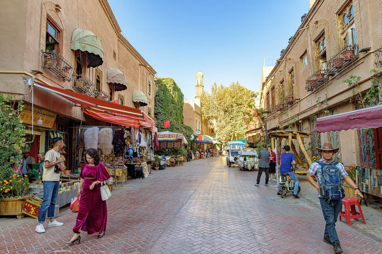 A street in Kashgar Old City