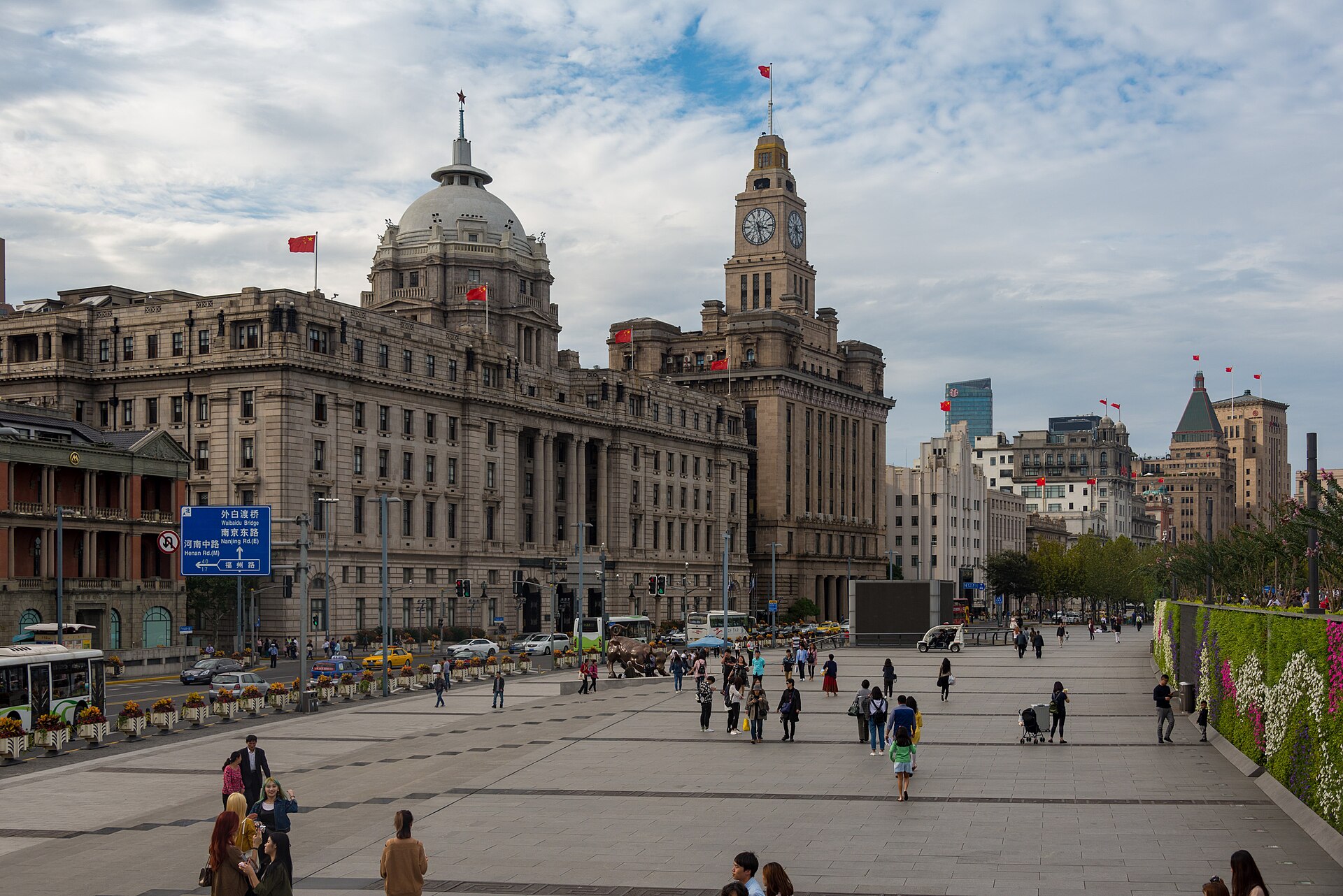 The Bund in Shanghai