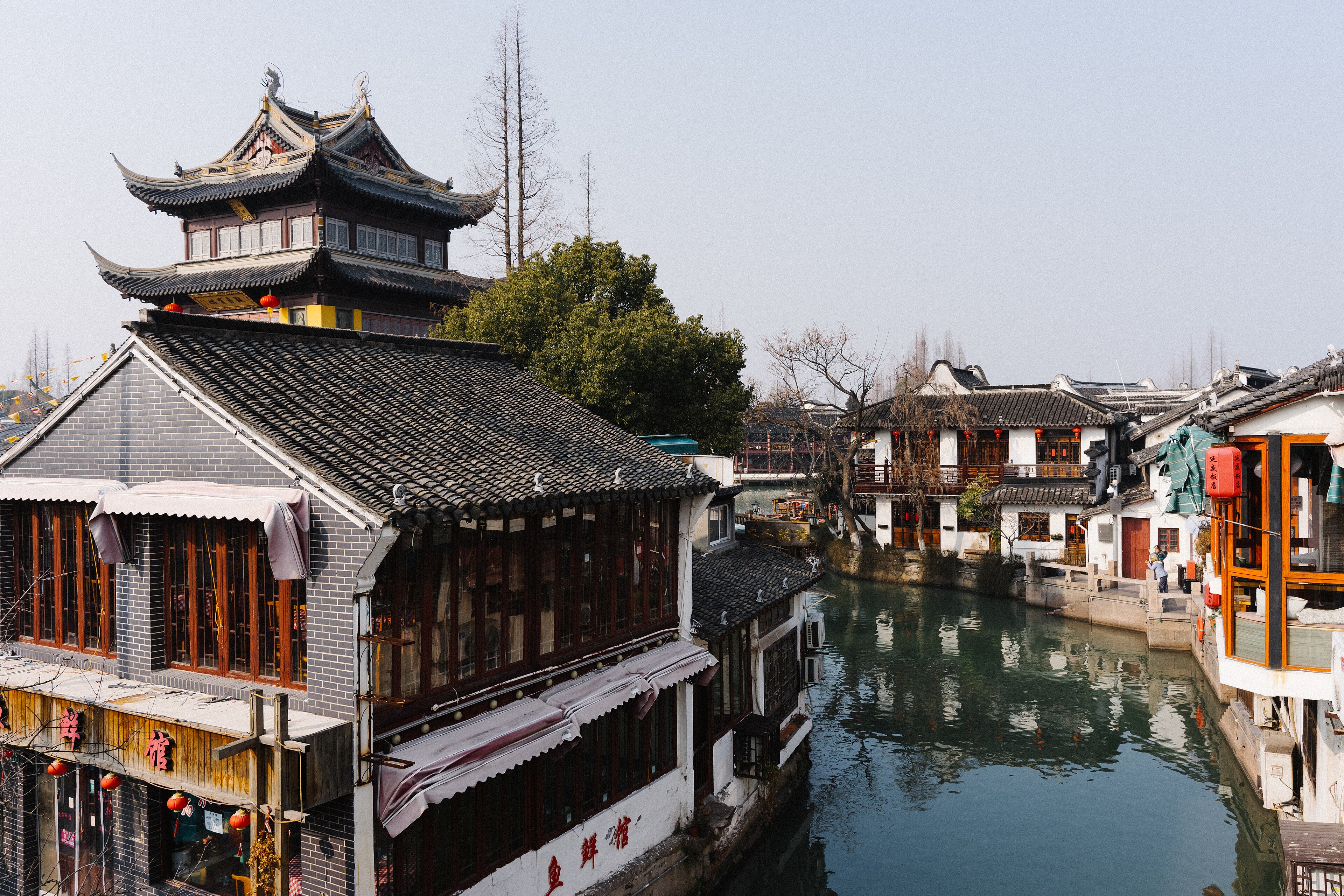 Zhujiajiao Water Town in Shanghai