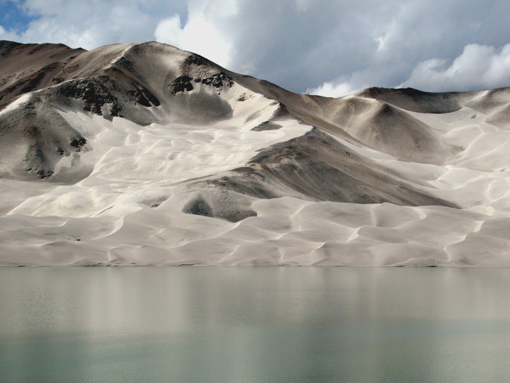 Sand dunes by the Bulunkou waters