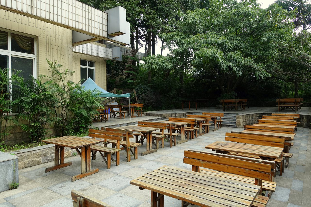 Teahouse in Chengdu Botanical Garden